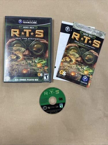 Army Men RTS Nintendo GameCube 2004 Complete CIB Tested Real Time