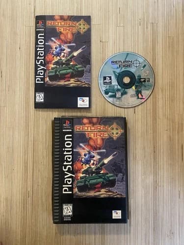 Return Fire PS1 Long Box Tested Game Sony PlayStation 1 Returnfire CIB