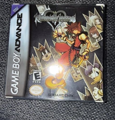 Kingdom Hearts: Chain of Memories (Game Boy Advance 2004) CIB Complete Authentic
