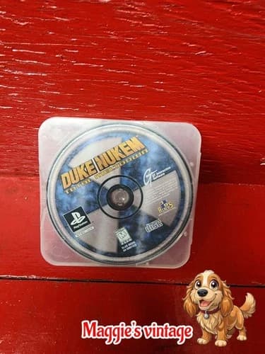 Duke Nukem: Total Meltdown (Sony PlayStation 1, 1997) Disc Only PS1 *