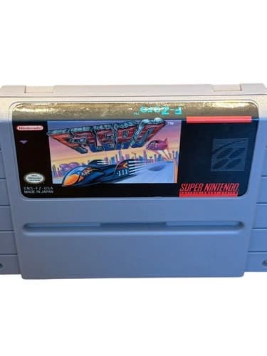 F-Zero (Super Nintendo SNES, 1991) Genuine Authentic