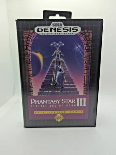Sega Genesis Phantasy Star III: Generations of Doom (Sega, 1991) *CIB, EX COND.*