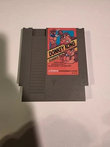 Donkey Kong Classics (Nintendo NES, 1988) ☆ Authentic ☆