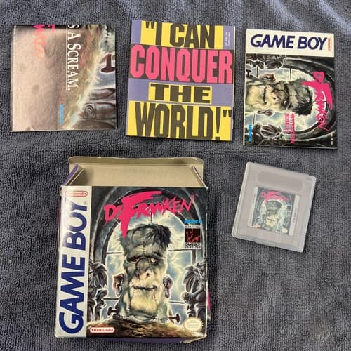 Nintendo Gameboy Game Dr. Franken CIB Complete In Box