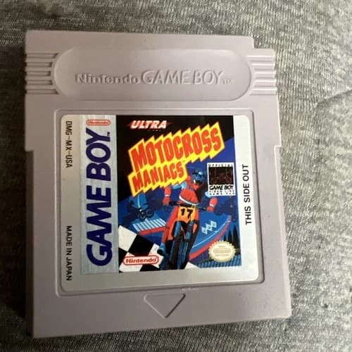 Motocross Maniacs Nintendo Game Boy Tested & Working