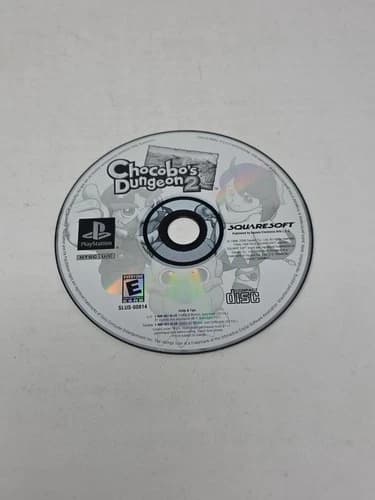 Chocobos Dungeon 2 PlayStation 1 PS1 Disc Only Loose Disc Tested