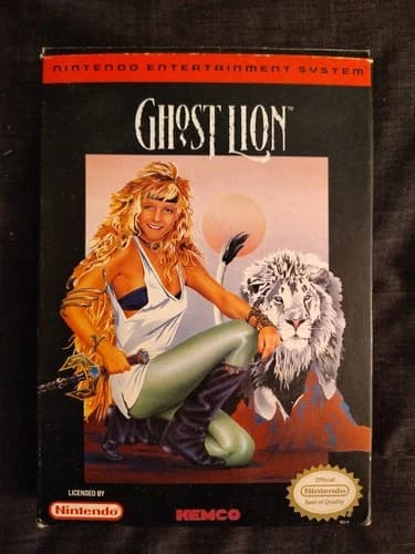 Ghost Lion (NES Nintendo) Complete CIB Box Manual RARE