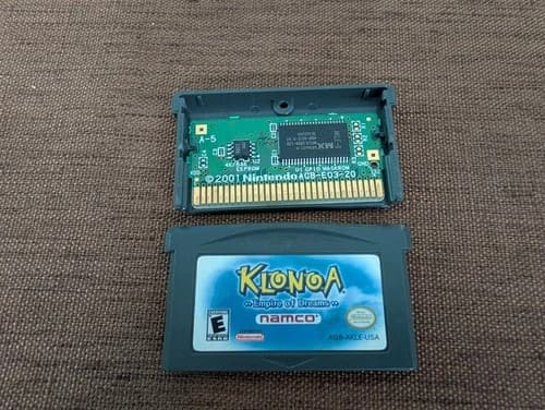 Klonoa: Empire of Dreams (Nintendo Game Boy Advance, 2001) TESTED Authentic