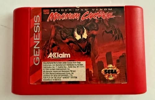 Spider-Man and Venom: Maximum Carnage (Sega Genesis, 1994)