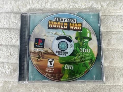 Army Men World War - PS1 - Sony Playstation 1 - PSOne -Tested