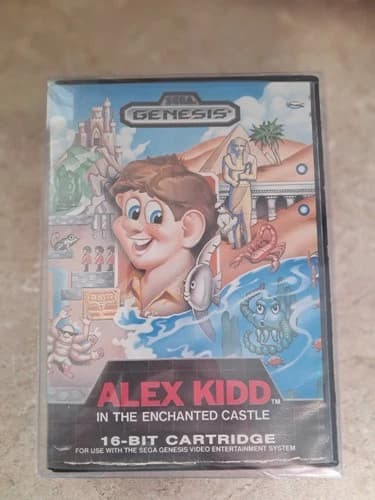 Alex Kidd in the Enchanted Castle (Sega Genesis, 1990) CIB Complete