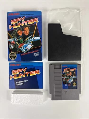 Spy Hunter NES Nintendo Complete In Box CIB Great Shape!