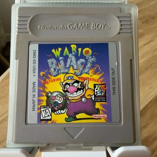 Wario Blast Featuring Bomberman - Nintendo Game Boy Cart Only - Tested Authentic