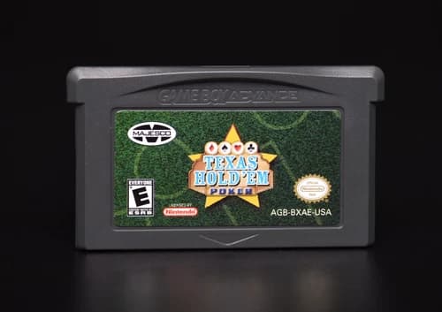 Texas Hold 'Em Poker GBA Cart Only Game Boy Advance Cartridge Only Authentic