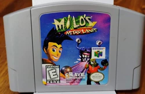 Milo’s Astro Lanes N64 Nintendo 64 US Original Mint Condition
