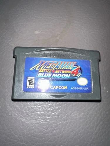 Megaman Battle Network 4 Blue Moon (Game Boy Advance GBA) Authentic