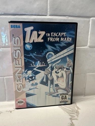Taz in Escape From Mars (Sega Genesis, 1994) CIB, tested.