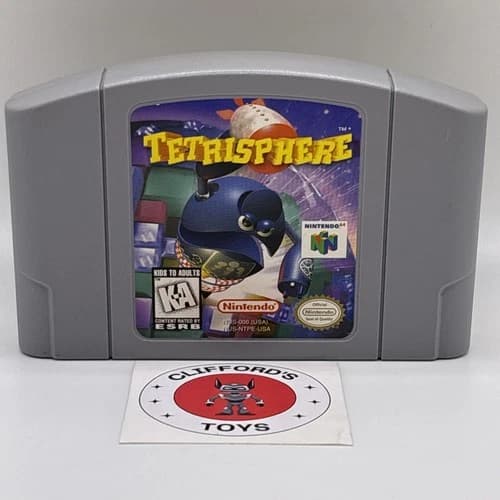 Nintendo 64 N64 Tetrisphere Authentic Tested Working