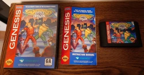 Battletoads/Double Dragon: The Ultimate Team COMPLETE CIB (Sega Genesis, 1993)