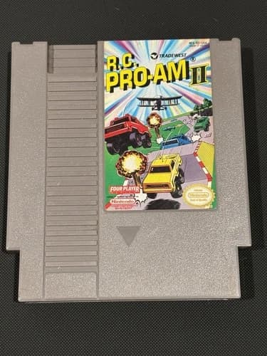 R.C. Pro-Am II Nintendo NES Game Authentic Rare