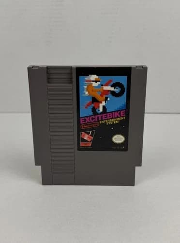 Excitebike (Nintendo Entertainment System NES, 1985) Tested - Clean