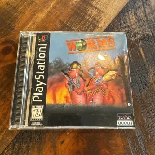 SONY PlayStation PS1 PSOne Worms (COMPLETE)