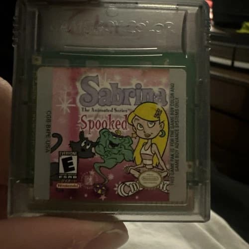 Sabrina The Animated Series Spooked Nintendo Game Boy Color