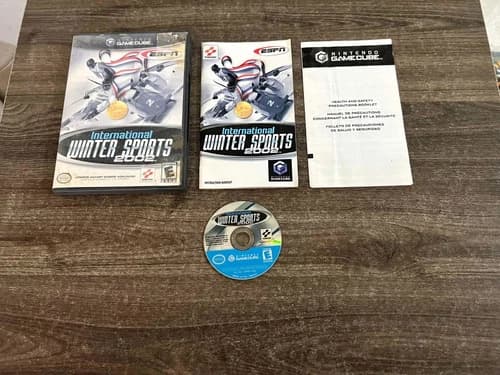 ESPN International Winter Sports 2002 (Nintendo GameCube, 2002) CIB! Tested Work