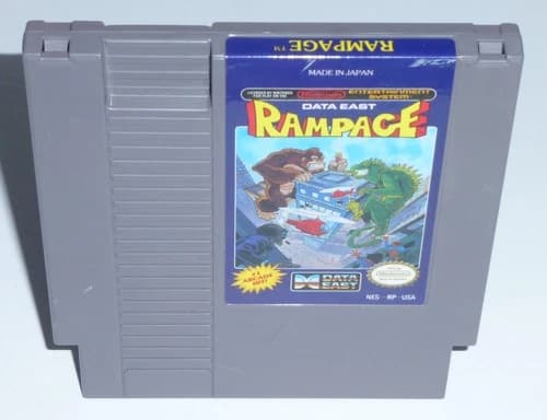 Rampage (Nintendo NES Authentic Game) Cleaned Tested Working