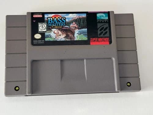 BASS Masters Classic (Super Nintendo SNES, 1995) Cartridge Only, Tested