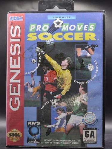 Pro Moves Soccer (Sega Genesis) [CIB] - Writing on Case/Cart/Manual