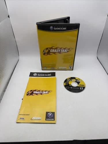 Crazy Taxi (GameCube) CIB Professionally Resurfaced TESTED WORKING CLEAN