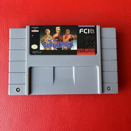 WCW Super Brawl Wrestling for Super Nintendo (SNES) - VERY CLEAN!