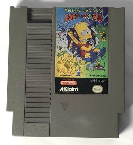 The Simpsons: Bart vs. the World (Nintendo NES, 1991) TESTED