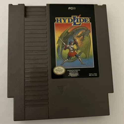 Hydlide (Nintendo Entertainment System, 1989) Cartridge Only Tested