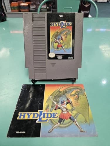 Hydlide NES Nintendo With Instructions
