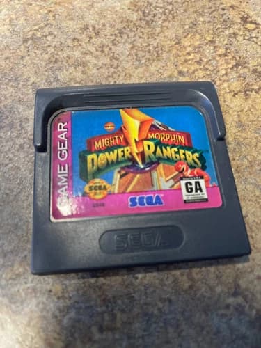 Mighty Morphin Power Rangers (Sega Game Gear ) Cartridge Only