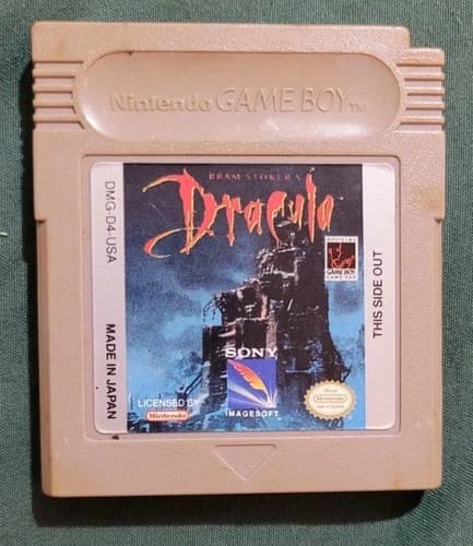 Bram Stroker's Dracula (Game Boy) Gameboy - Tested and Working
