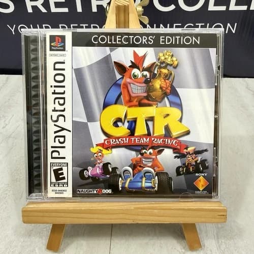 CTR Crash Team Racing PS1 Collectors Edition (Sony PlayStation 1, 1999)