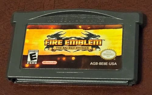 Fire Emblem The Sacred Stones - Nintendo Game Boy Advance - Tested Authentic