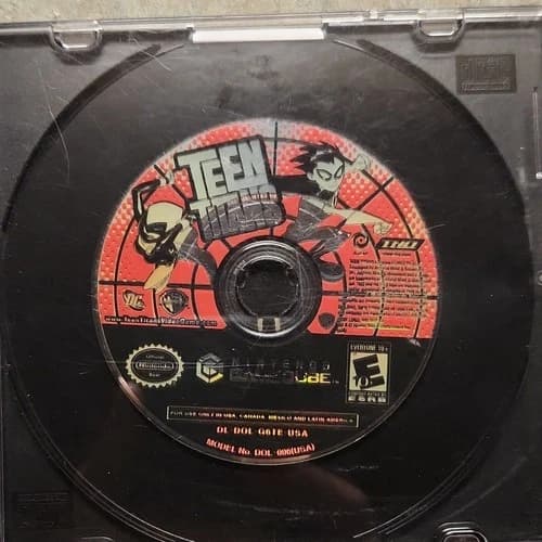 THQ Teen Titans Nintendo GameCube game. (disc only)