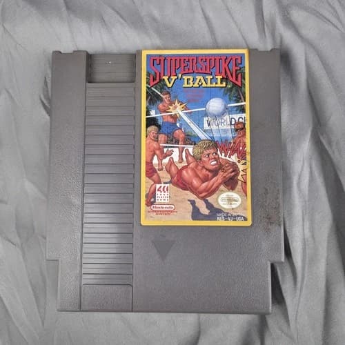 Super Spike V'Ball (NES Nintendo Entertainment System, 1990) Authentic