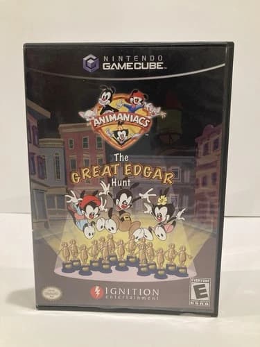 Ignition Animaniacs: The Great Edgar Hunt Nintendo GameCube CIB (Minty)