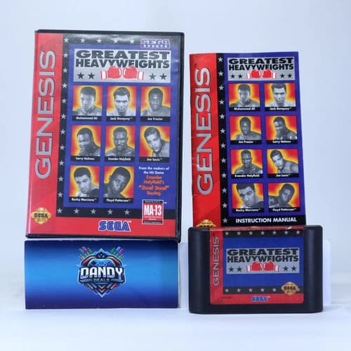 Greatest Heavyweights CIB W/ Manual - Sega Genesis