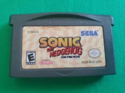 Sonic The Hedgehog Genesis (Nintendo Gameboy Advance GBA) Cartridge Only