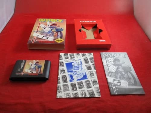 Paperboy (Sega Genesis, 1991) COMPLETE w/ Box manual game WORKS!