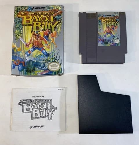 The Adventures of Bayou Billy- NES Complete TESTED CIB