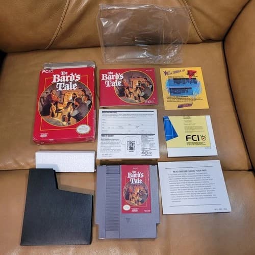The Bard's Tale Nintendo NES Complete in Box CIB