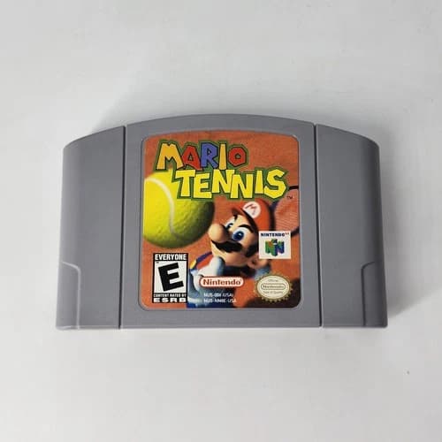 Mario Tennis N64 (Nintendo 64, 2004) Authentic CLEANED & TESTED! Fast Shipping!