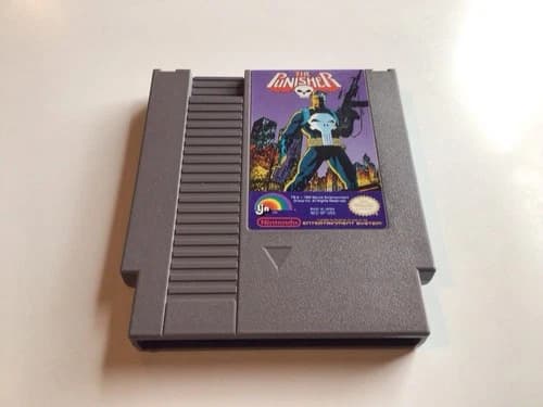 The Punisher Nintendo NES Game Cartridge Tested & Working